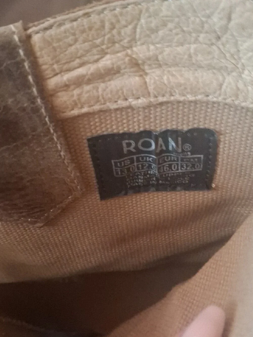 Roans Brown Leather Harness Boots